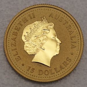 Goldmünze 1/10oz "Affe" 2004 Lunar I – Year of the Monkey (Australien) - Miniaturansicht 2