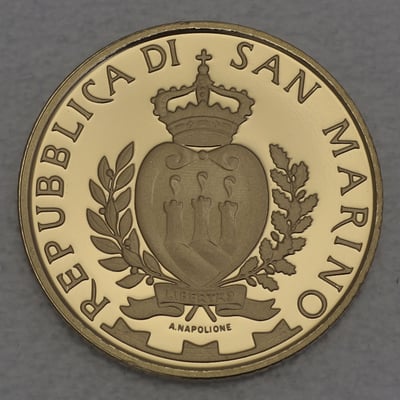 Goldmünze 20 Euro "Castello di Fiorentino" 2016 (PP) Architektonische Elemente (San Marino) - Miniaturansicht 2