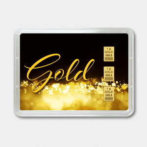 Goldbarren 3g "Gold statt Geld" (Flip) - Hauptansicht