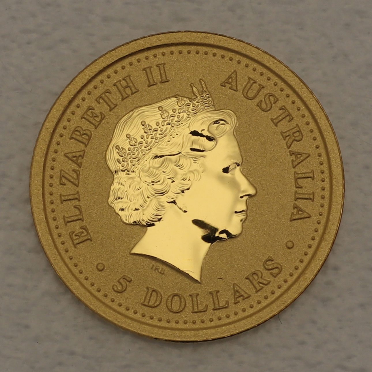 Goldmünze 1/20oz "Hahn" 2005 Lunar I – Year of the Rooster (Australien) - Detailansicht 1
