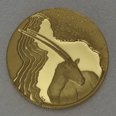 Goldmünze 1/2oz "The Oryx" 2001 Natura - Monarchs of Africa (Südafrika) - Miniaturansicht 2