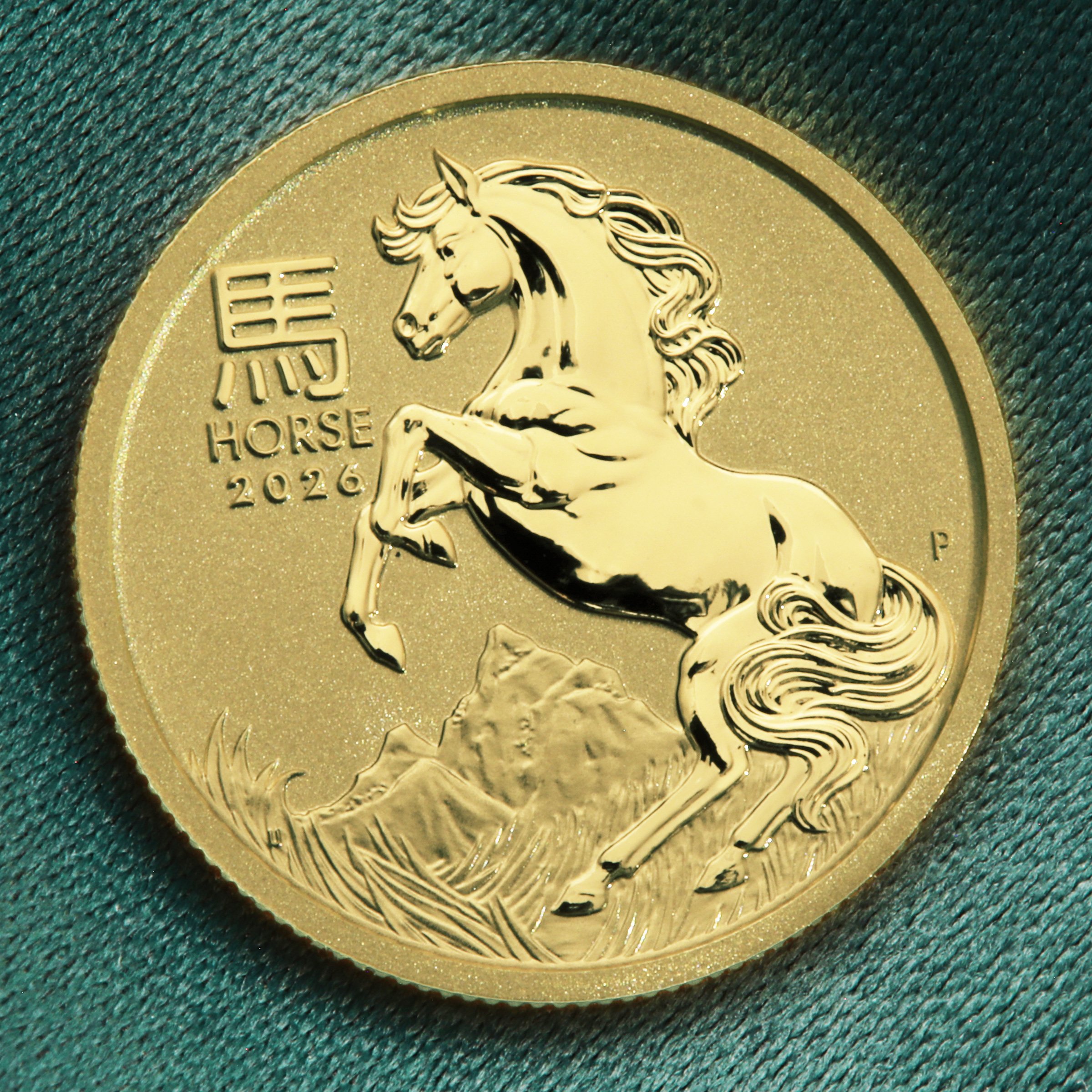 Goldmünze 1/4oz "Pferd" 2026 Lunar III – Year of the Horse (Australien) - Detailansicht 4