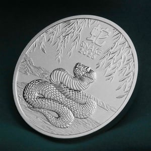 Silbermünze 2oz "Schlange" 2025 Lunar III – Year of the Snake 19% (Australien) - Miniaturansicht 5