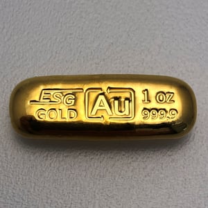 Goldbarren 1oz Au-Gussbarren, Feingold - Miniaturansicht 2