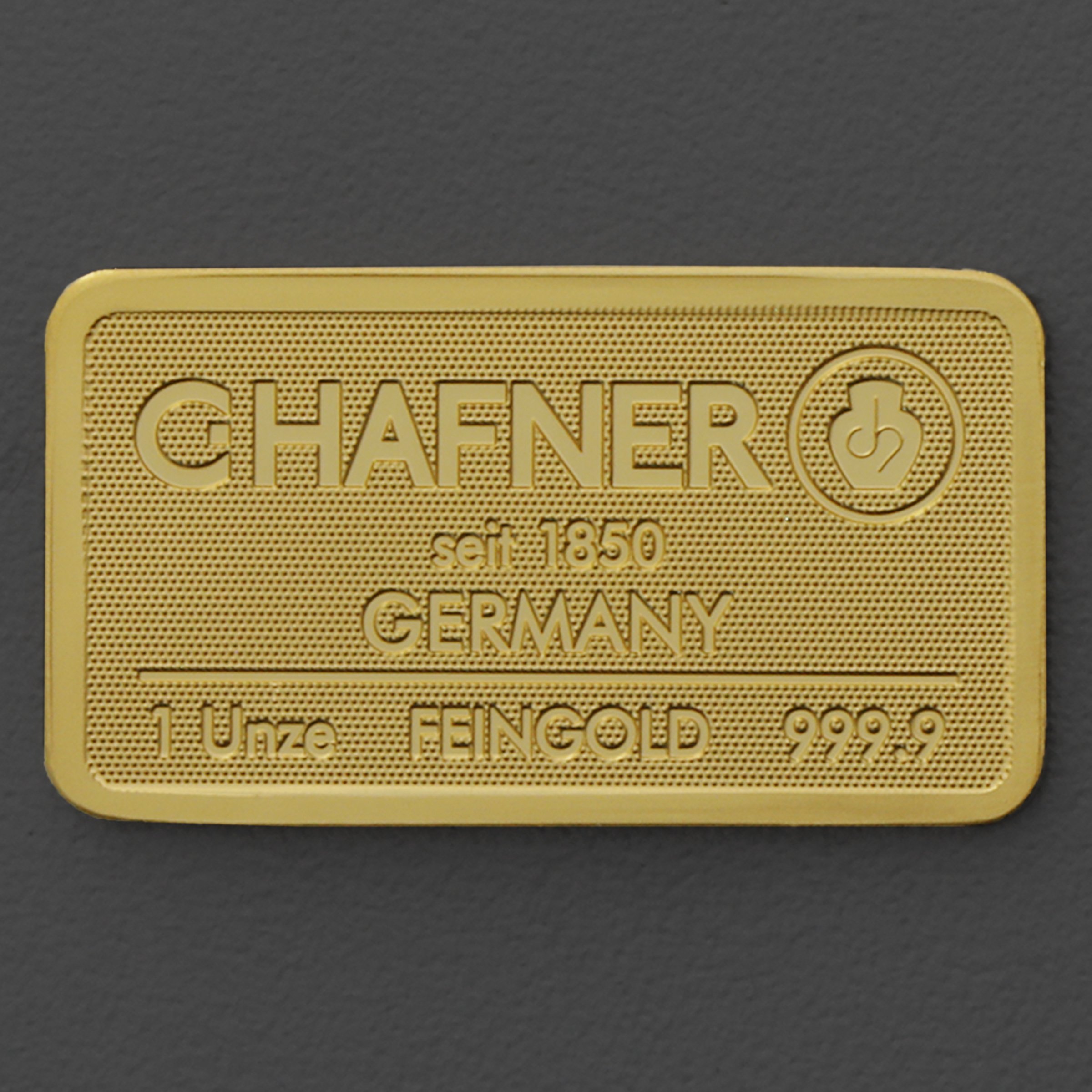 Goldbarren 1oz C.HAFNER - "Resale" - Hauptansicht