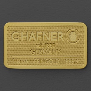 Goldbarren 1oz C.HAFNER - "Resale" - Hauptansicht