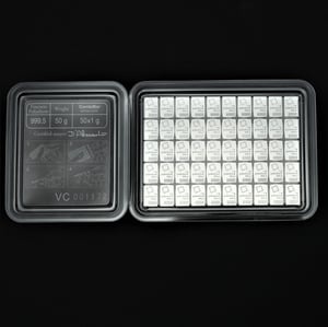 Palladiumtafel VALCAMBI (50x 1g Pd) "CombiBar" - Hauptansicht