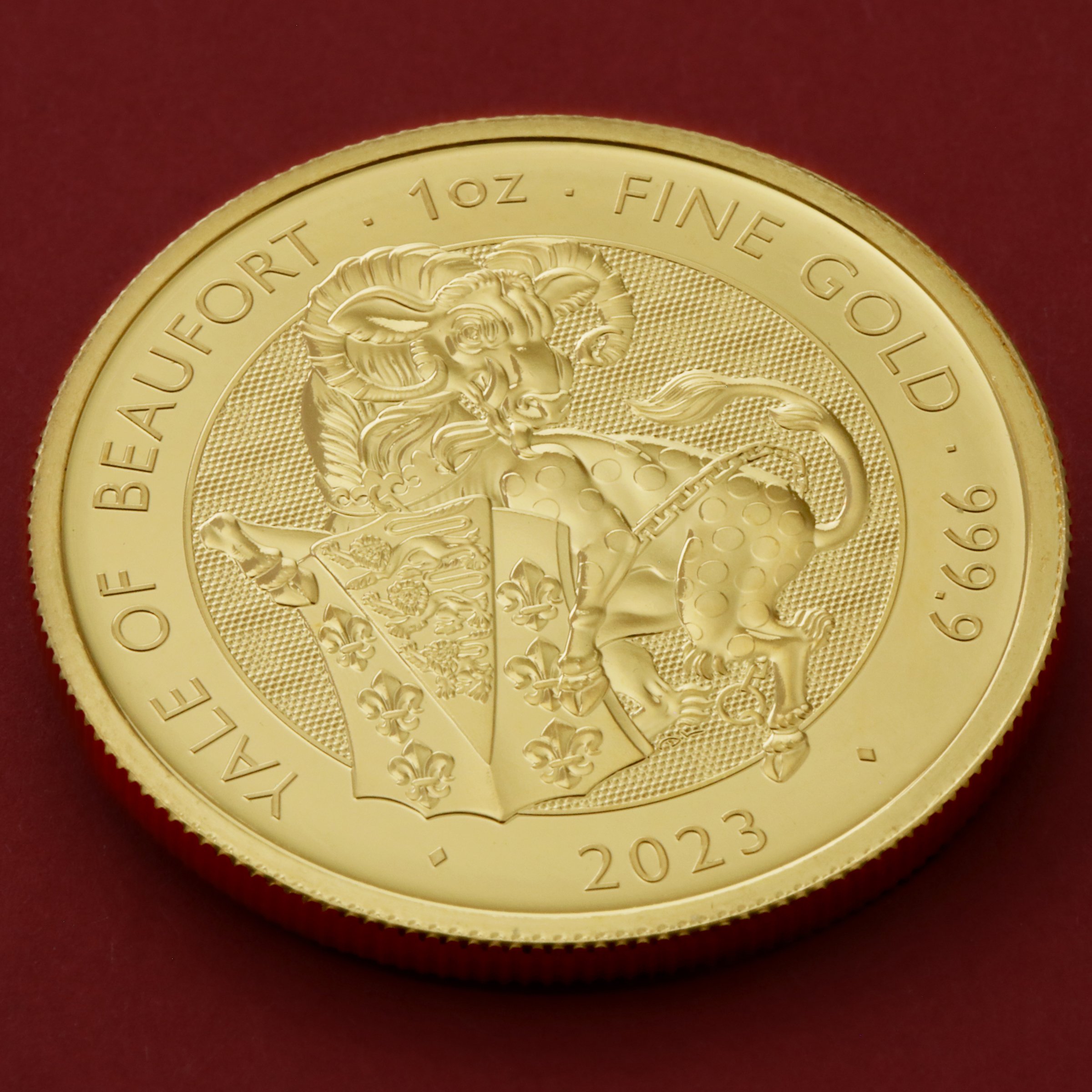 Goldmünze 1oz "The Yale of Beaufort" 2023 Royal Tudor Beasts (Großbritannien) - Detailansicht 4