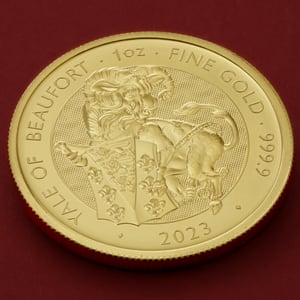 Goldmünze 1oz "The Yale of Beaufort" 2023 Royal Tudor Beasts (Großbritannien) - Miniaturansicht 5