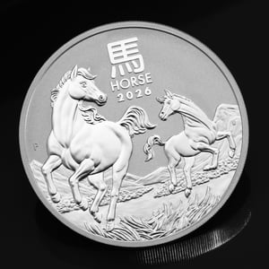 Silbermünze 5oz "Pferd" 2026 Lunar III – Year of the Horse (Australien) - Miniaturansicht 5