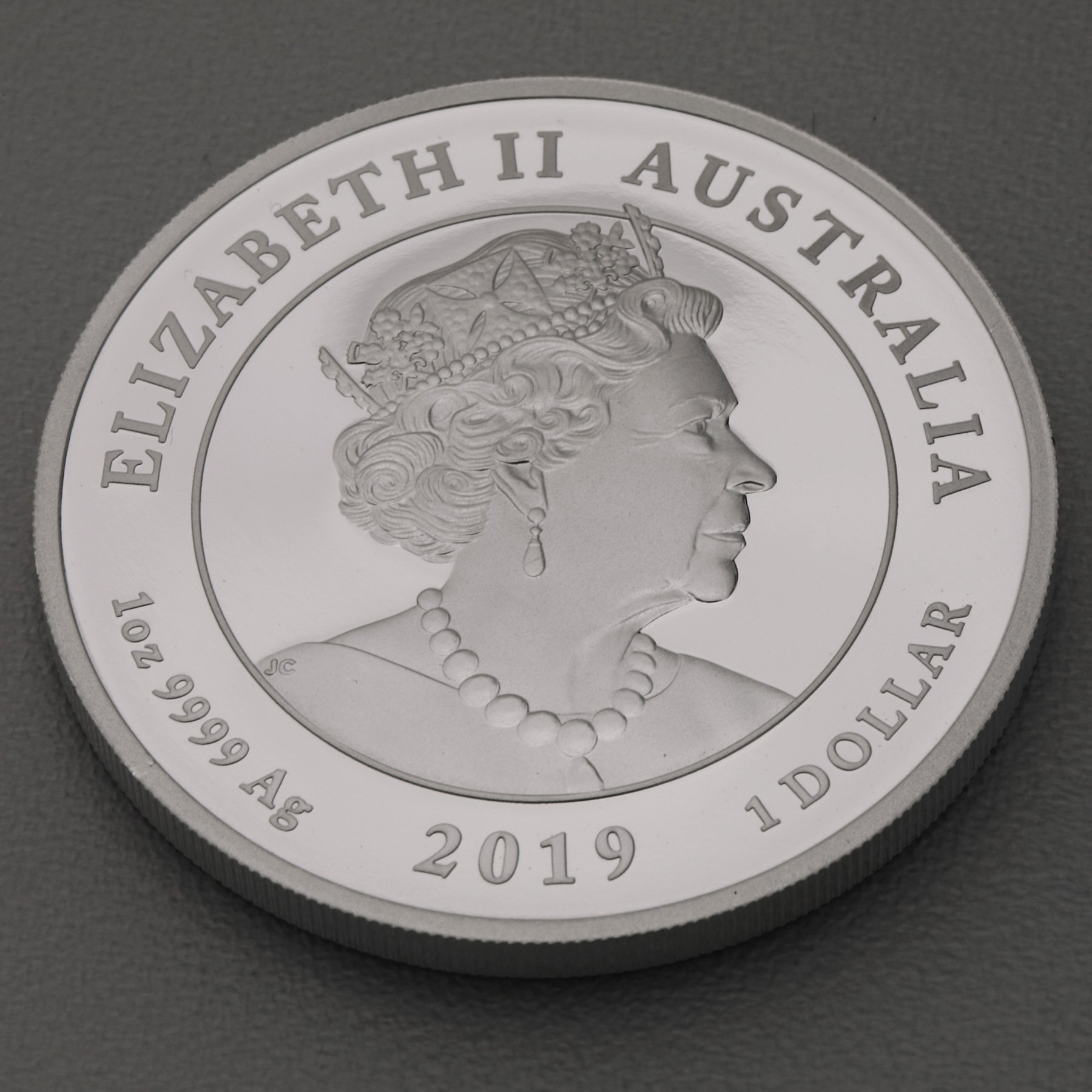 Silbermünze 1oz "Moon Landing 1969-2019" 2019 (PP) 50. Jahrestag der Mondlandung (Australien) - Detailansicht 3