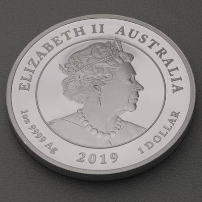 Silbermünze 1oz "Moon Landing 1969-2019" 2019 (PP) 50. Jahrestag der Mondlandung (Australien) - Miniaturansicht 4