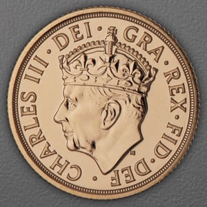 Goldmünze 1 Sovereign "Charles III." 2023 Coronation (Großbritannien) - Miniaturansicht 2