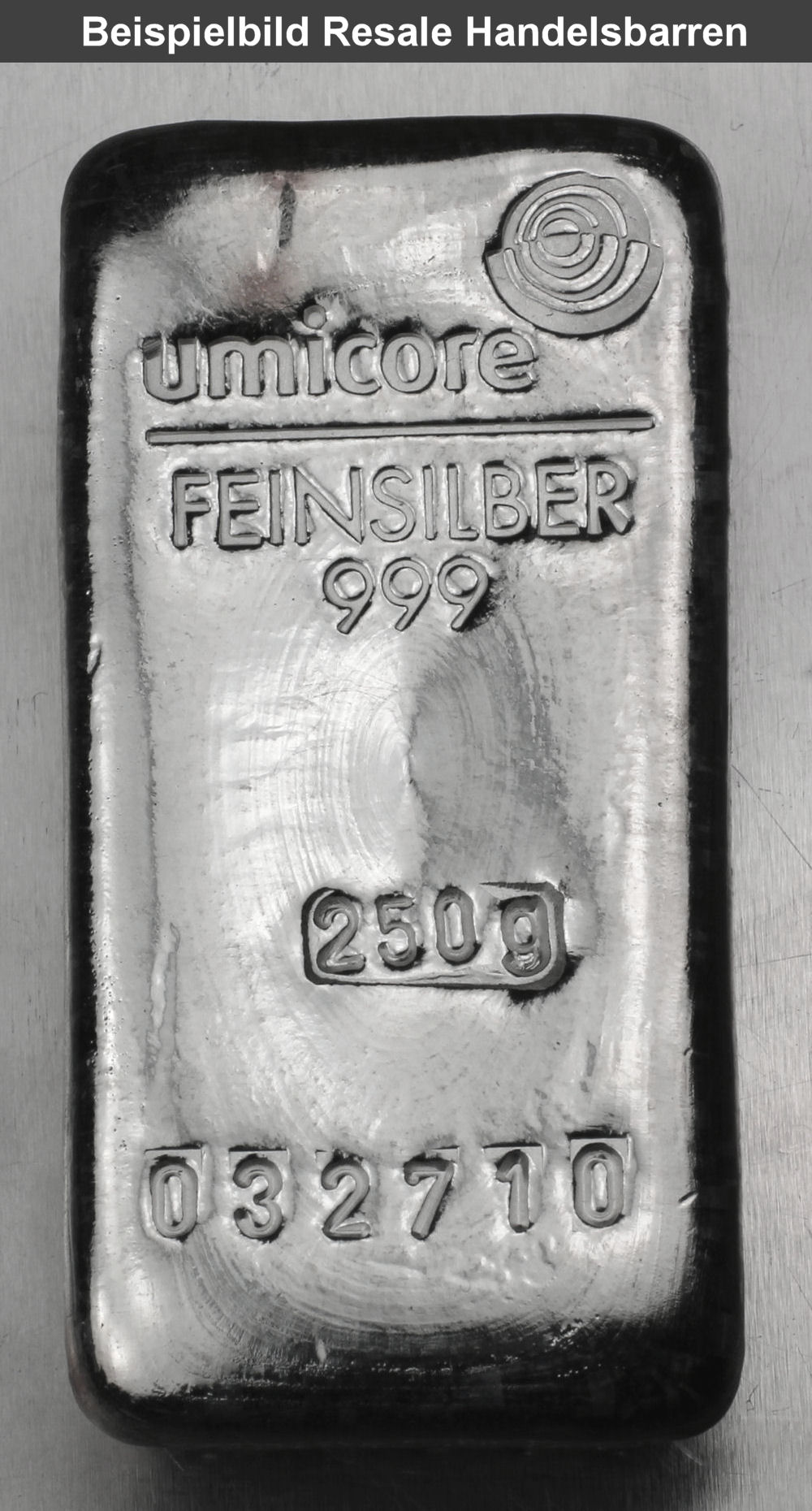 Silberbarren 250g (Resale) - Detailansicht 5