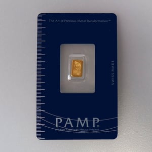 Goldbarren 0,5g PAMP "Fortuna" - Hauptansicht