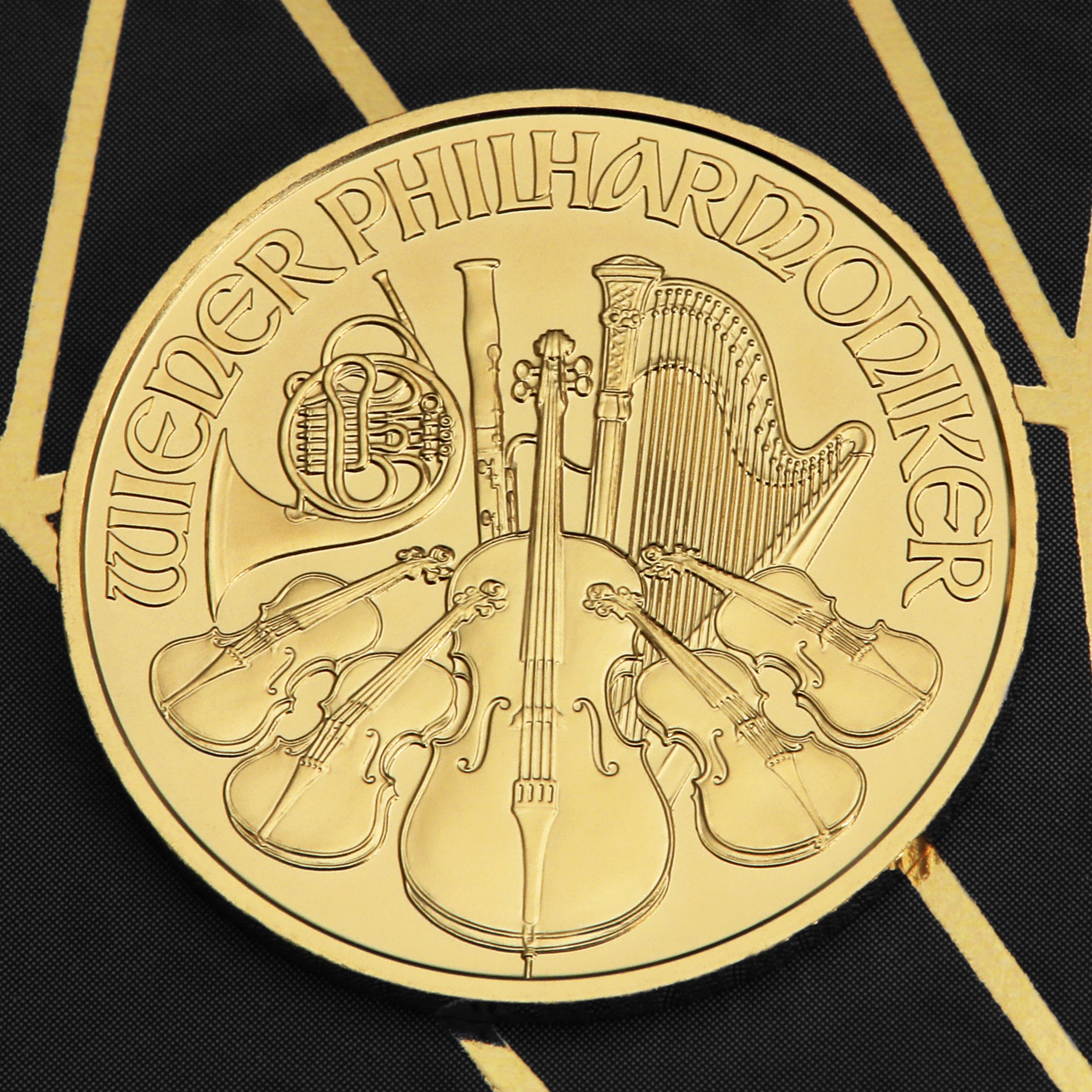 Goldmünze 1/4oz "Wiener Philharmoniker" aktueller Jahrgang (Österreich) - Detailansicht 4