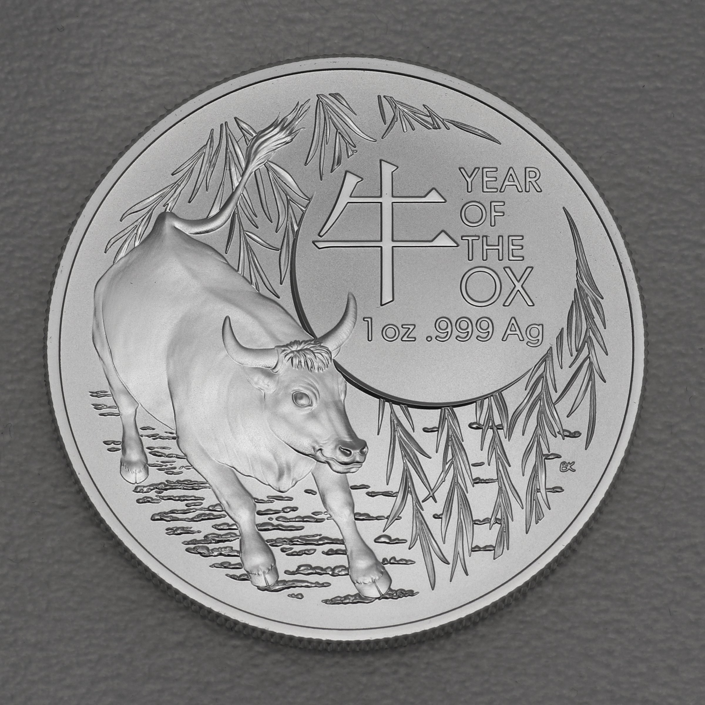Silbermünze 1oz "Ochse" 2021 Lunar II (RAM) – Year of the Ox (Australien) - Hauptansicht