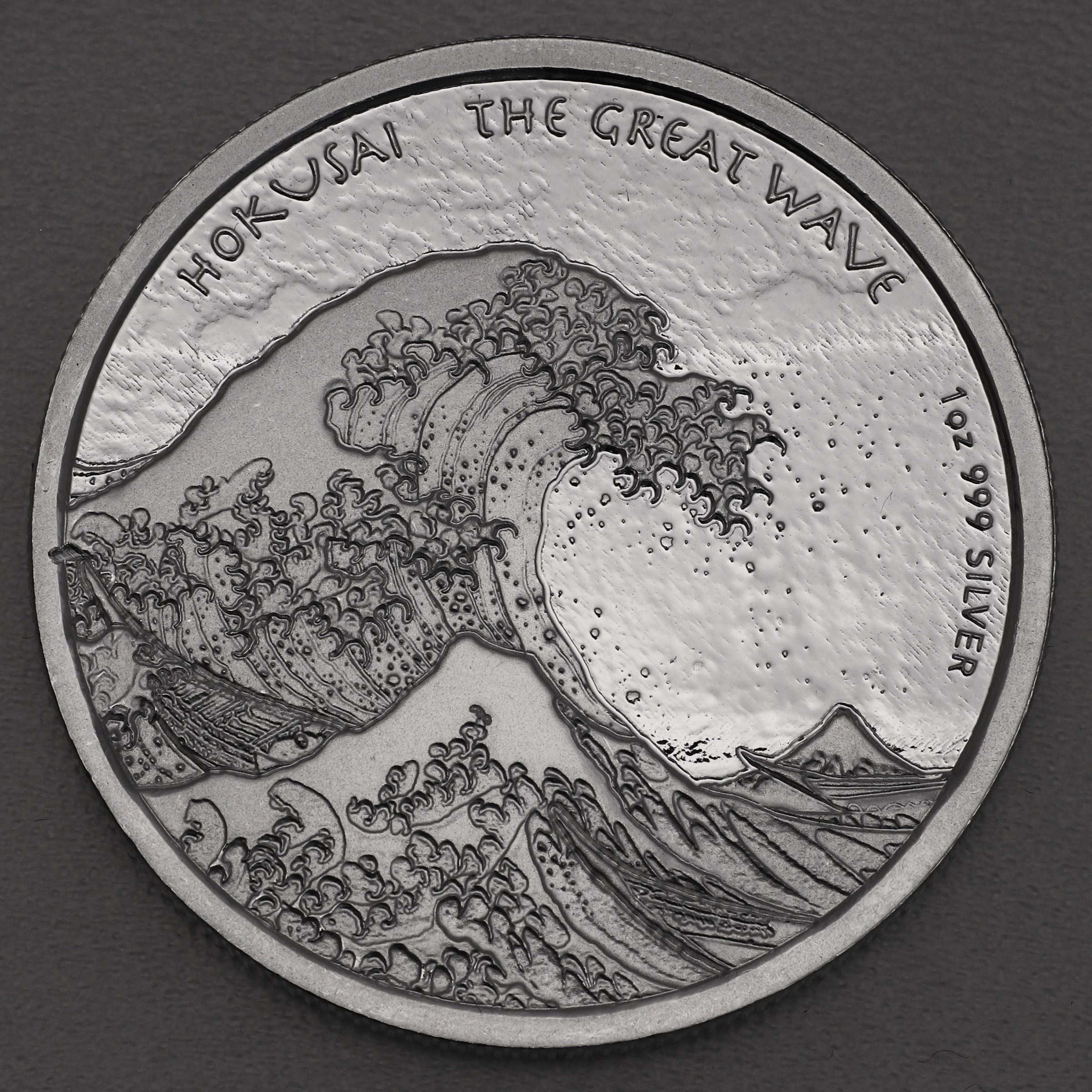 Silbermünze 1oz "Hokusai – The Great Wave" 2017 (Fidschi) - Hauptansicht