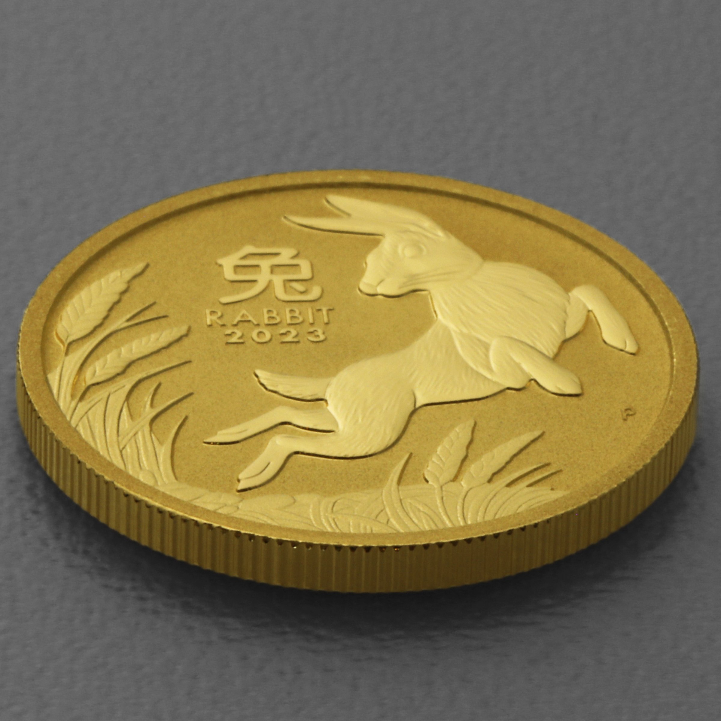 Goldmünze 1/2oz "Hase" 2023 Lunar III – Year of the Rabbit (Australien) - Detailansicht 2