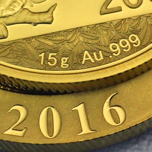 Goldmünze 15g "Panda" 2016 (China) - Miniaturansicht 3