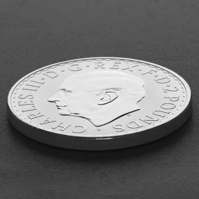 Silbermünze 1oz "Britannia" 2025 19% (Großbritannien) - Miniaturansicht 4