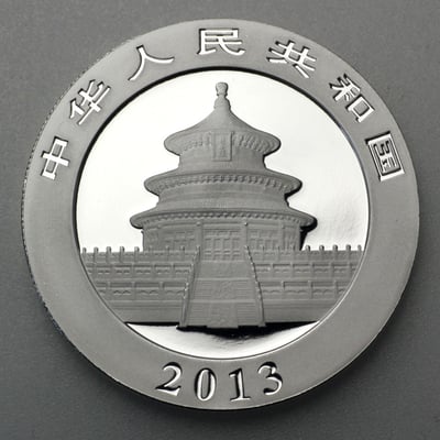 Silbermünzen 2 x 1oz "Panda" 2013 (koloriert) Set – 2-teilig Night & Day (China) - Miniaturansicht 4