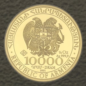 Goldmünze 1/4oz "Arche Noah" 2021 (Armenien) - Miniaturansicht 2
