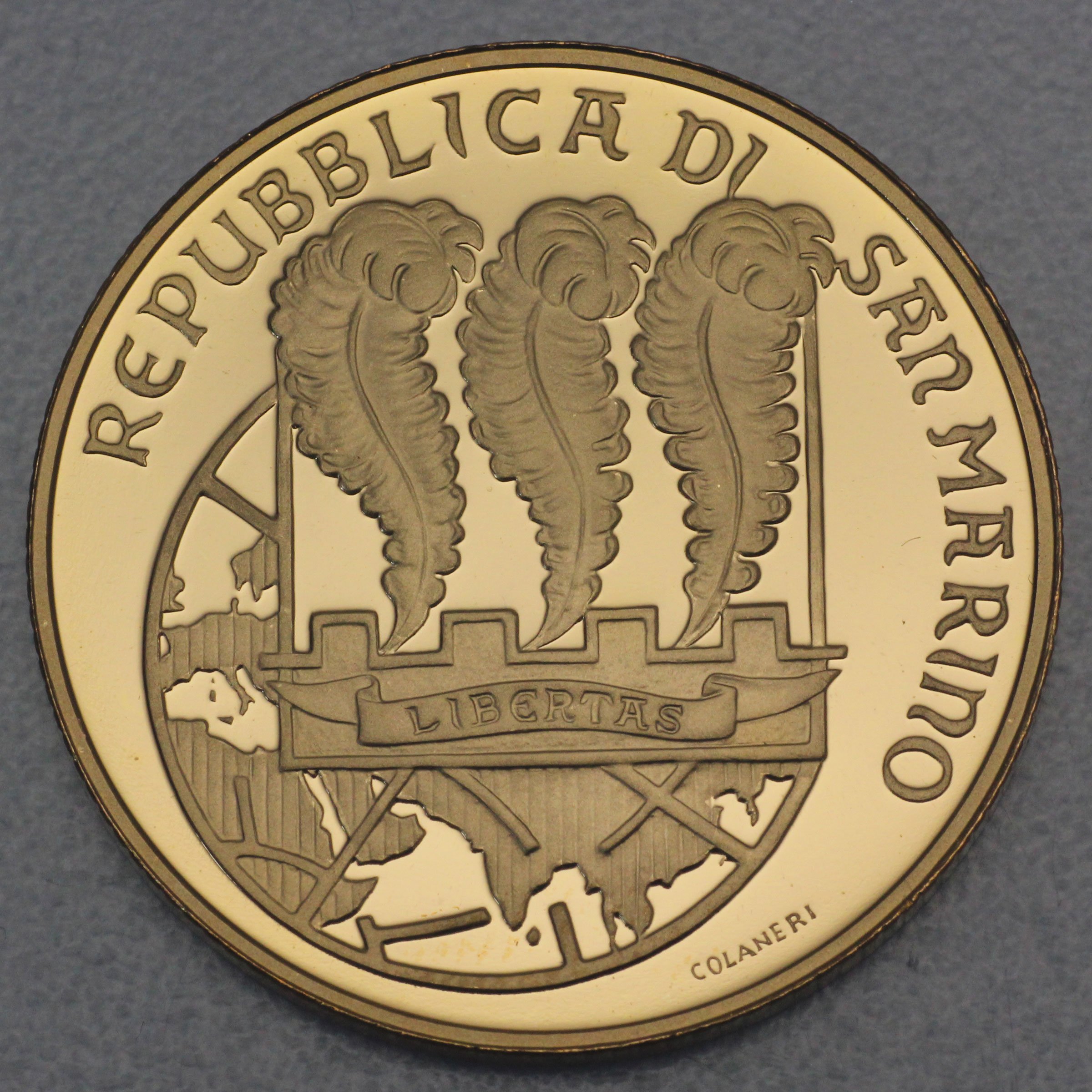 Goldmünze 50 Euro "Marco Polo" 2004 (PP) 750. Geburtstag Marco Polo (San Marino) - Detailansicht 1