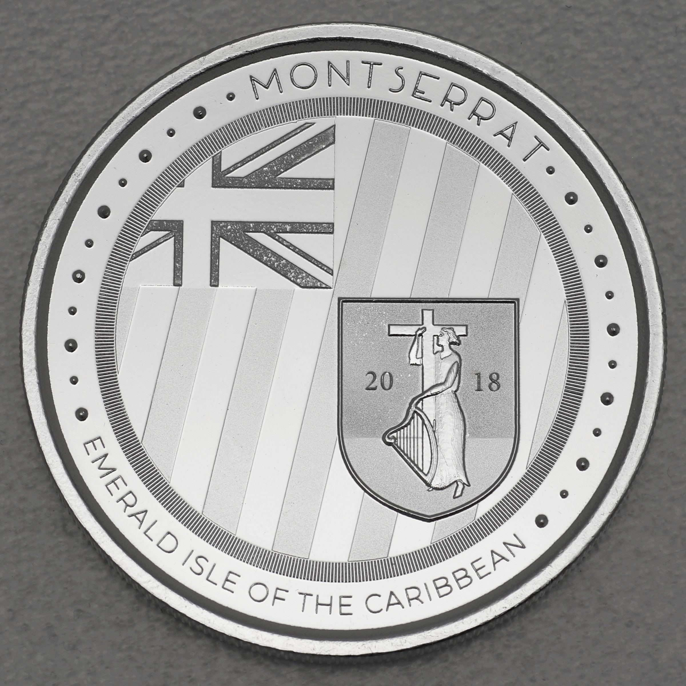Silbermünze 1oz "Emerald Isle of the Caribbean" 2018 Eastern Caribbean 8 (Montserrat) - Hauptansicht