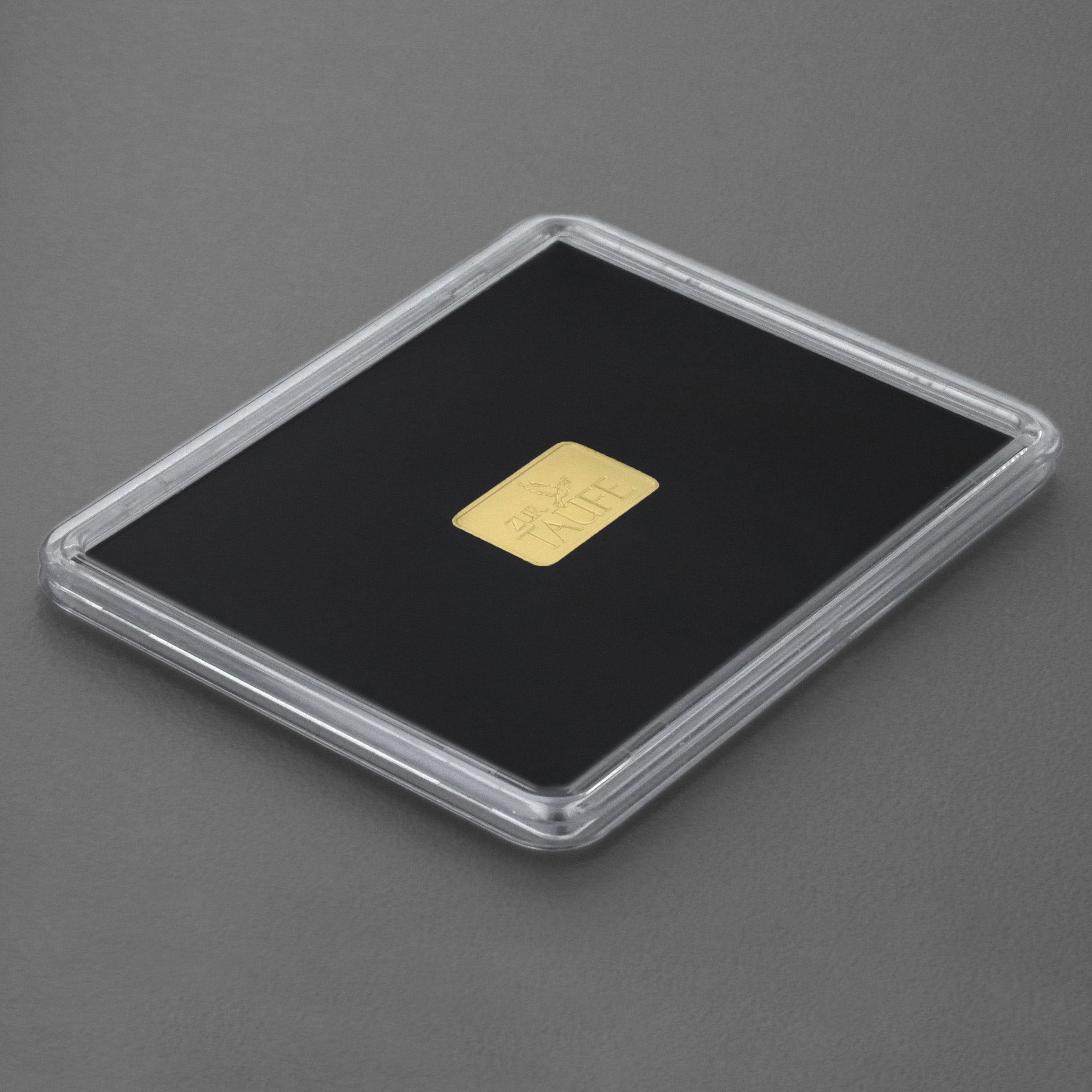 Goldbarren 2,5g Gravur "Zur Taufe" - Detailansicht 6
