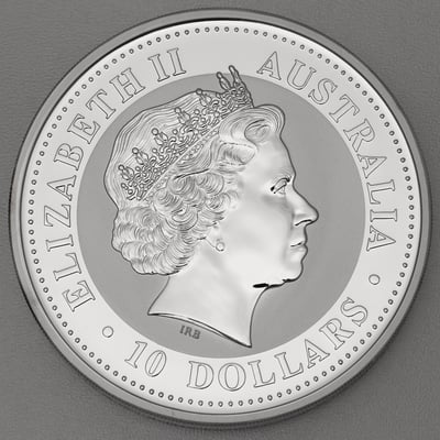 Silbermünze 10oz "Kookaburra" 2004 (Australien) - Miniaturansicht 2