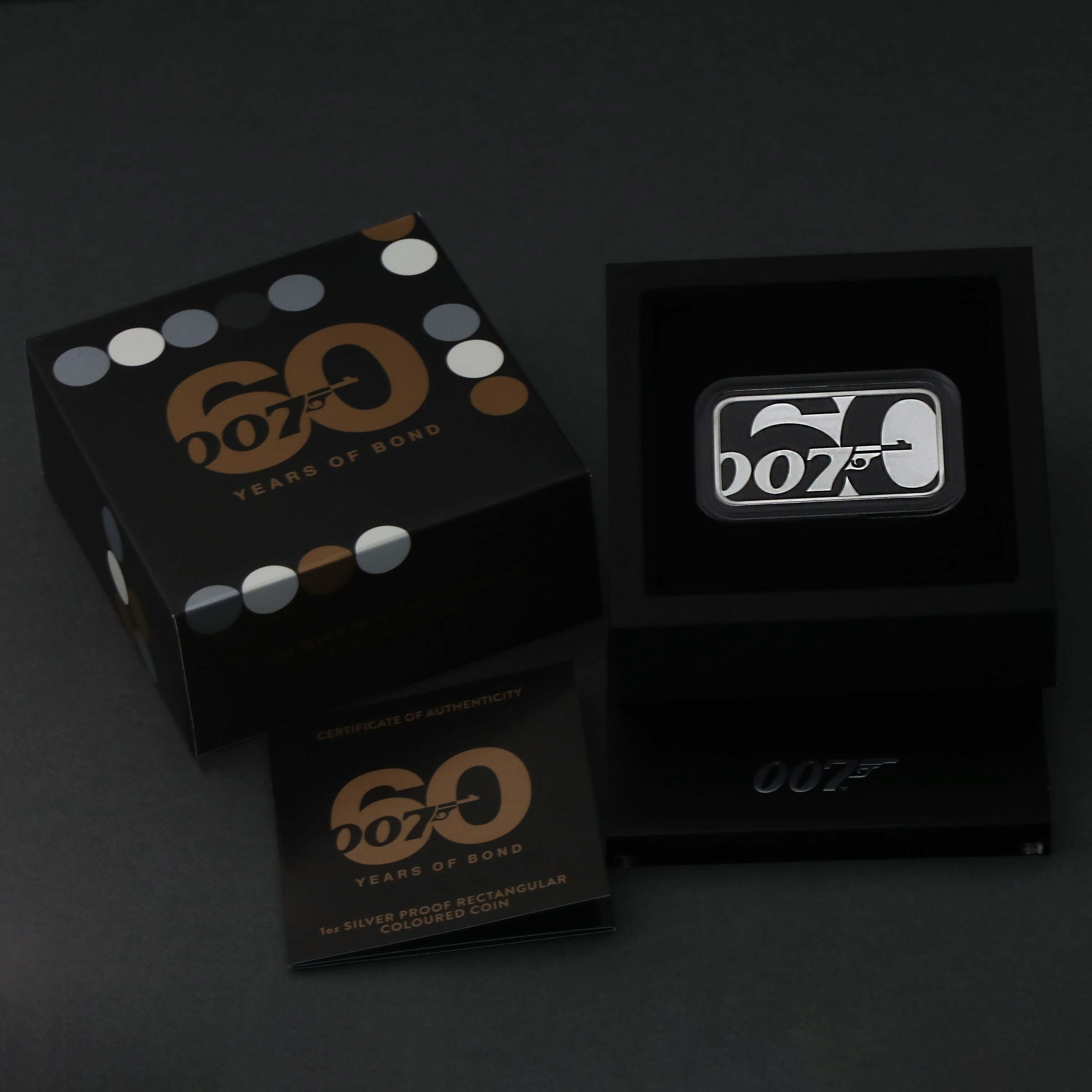 Münzbarren 1oz "60 Jahre James Bond 2022" (PP/koloriert) - Detailansicht 4