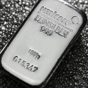 Silberbarren 1kg UMICORE gegossen - Miniaturansicht 5