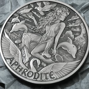 Silbermünze 5oz "Aphrodite" 2022 (AF) Gods of Olympus (Tuvalu) - Miniaturansicht 6