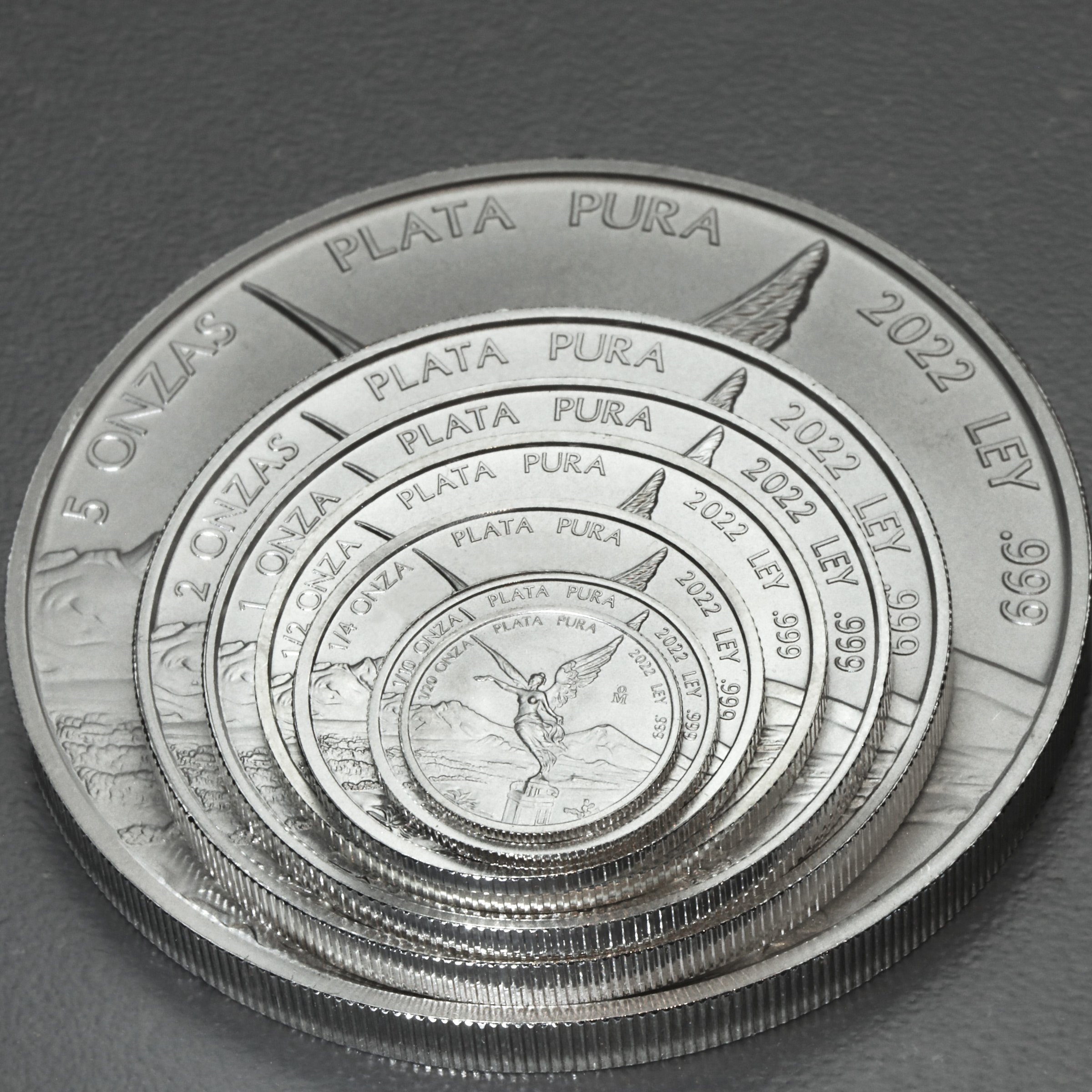 Silbermünze 5oz "Libertad" 2022 (Mexiko) - Detailansicht 4