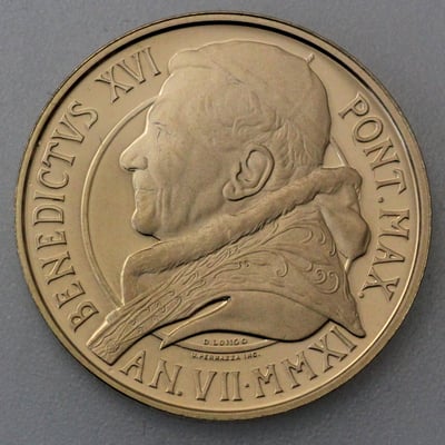 Goldmünze "20 Euro - 2011" Paulinische Kapelle (Vatikanstadt) - Miniaturansicht 2