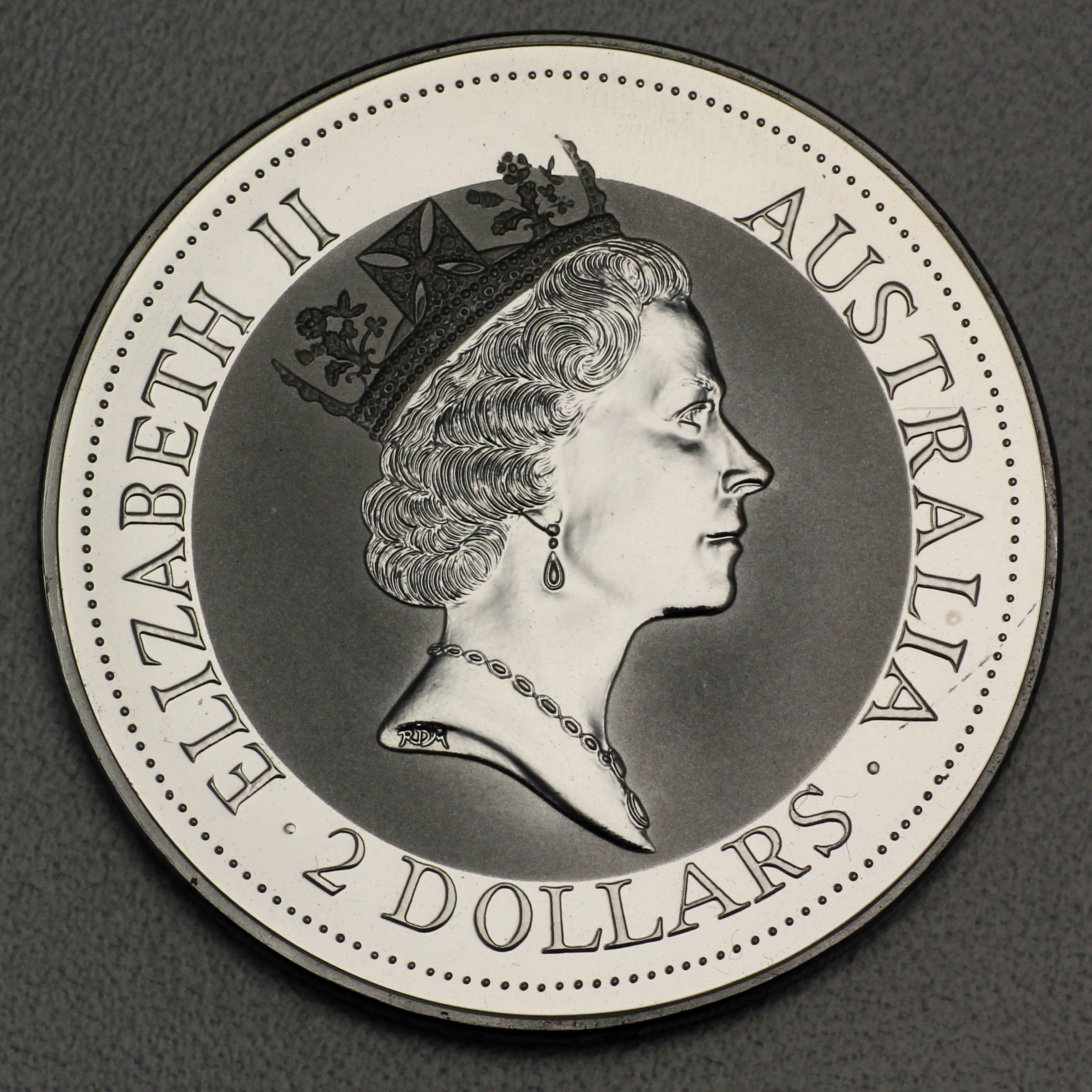 Silbermünze 2oz "Kookaburra" 1992 (Australien) - Detailansicht 1