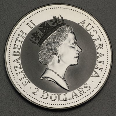 Silbermünze 2oz "Kookaburra" 1992 (Australien) - Miniaturansicht 2