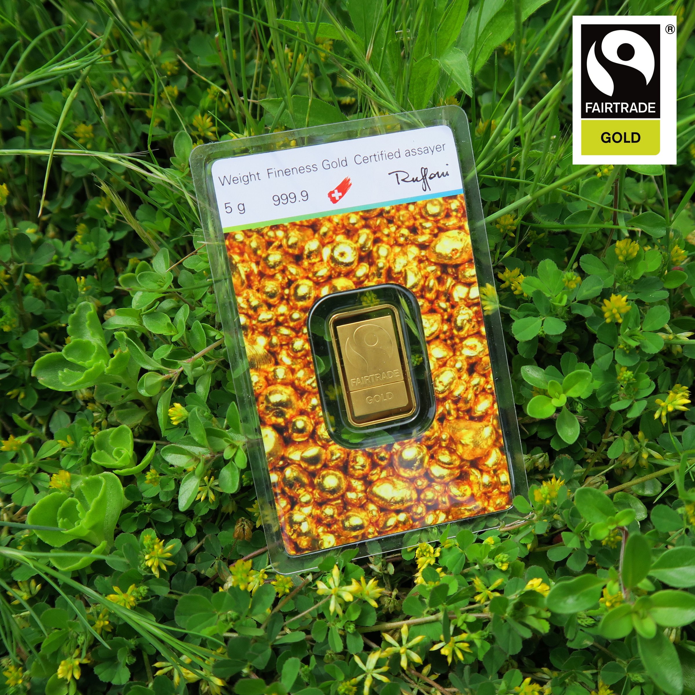 Goldbarren 5g "Fairtrade Gold" (999,9 Au), Blister - Detailansicht 8