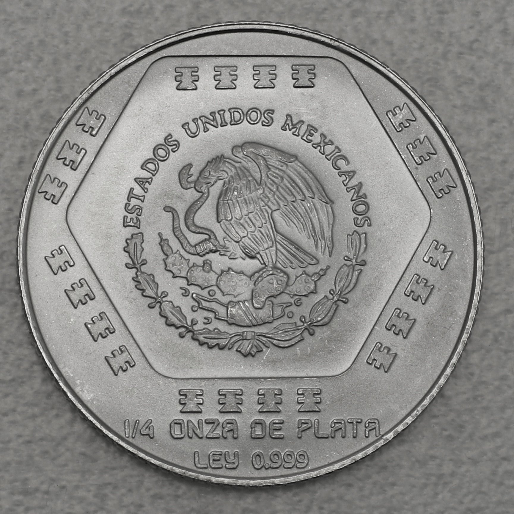 Silbermünze 1/4oz "Chaac Mool" 1994 Präkolumbische Kulturen – Maya (Mexiko) - Detailansicht 1