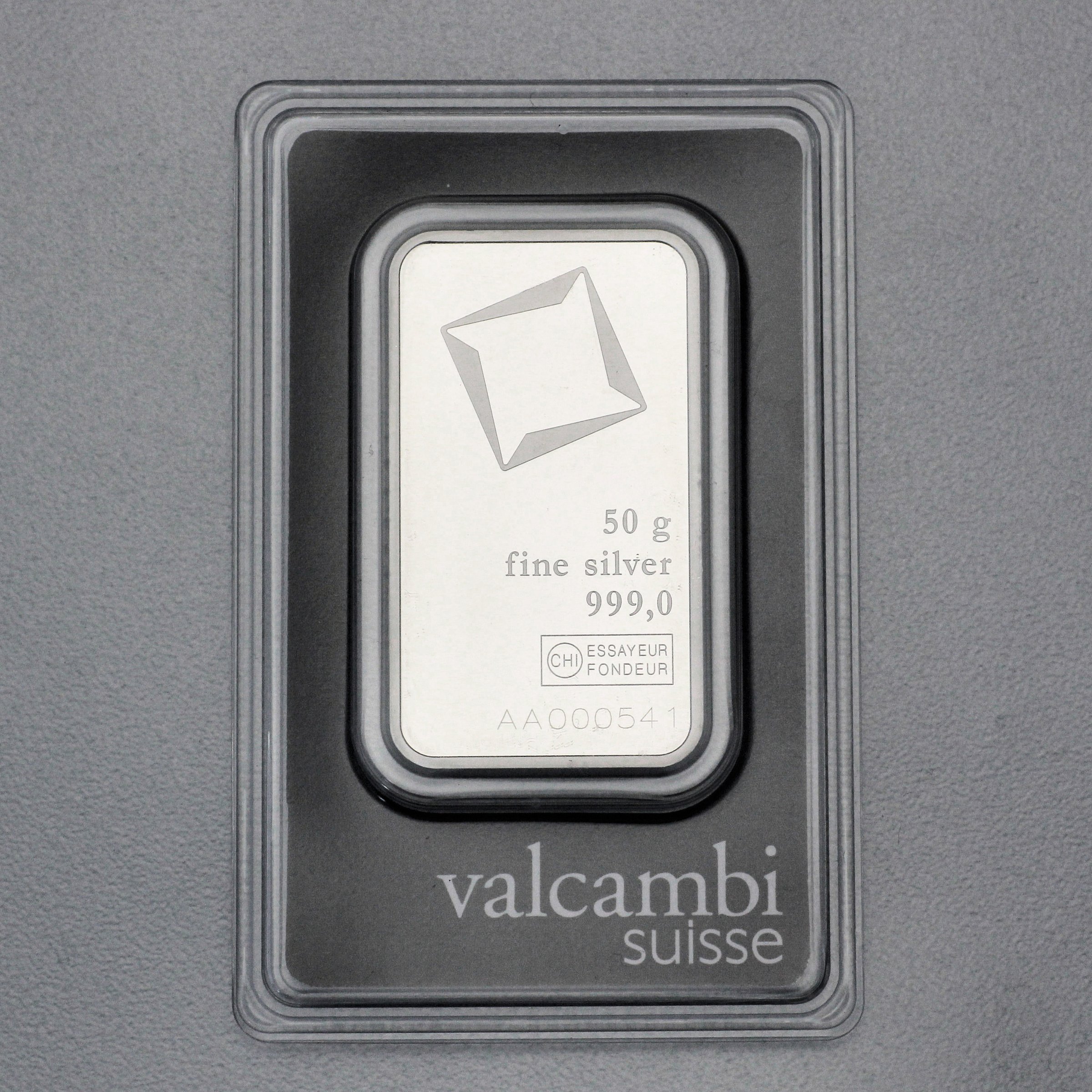 Silberbarren (25x 50g) VALCAMBI/Masterbox - Detailansicht 2