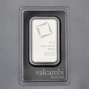Silberbarren (25x 50g) VALCAMBI/Masterbox - Miniaturansicht 3