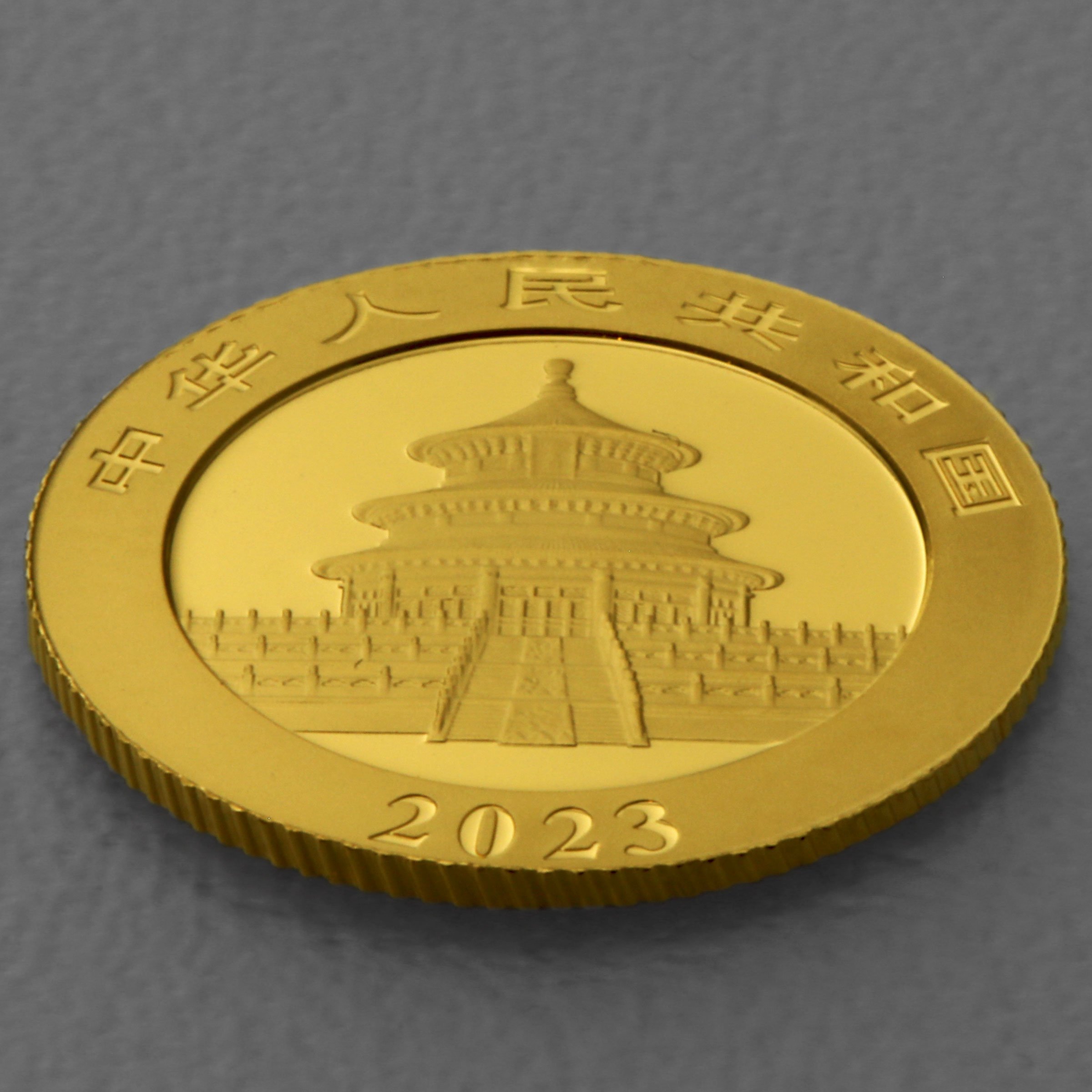 Goldmünze 3g "Panda" 2023 (China) - Detailansicht 3