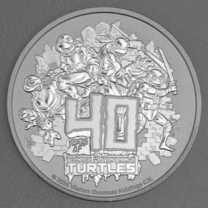 Silbermünze 1oz "Teenage Mutant Ninja Turtles™" 2024 - 40th Anniversary 19% (Tuvalu) - Hauptansicht