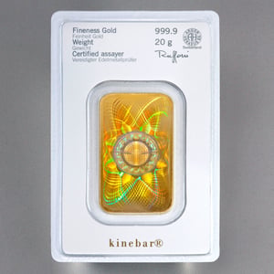 Goldbarren 20g "Kinebar" HERAEUS - Miniaturansicht 2