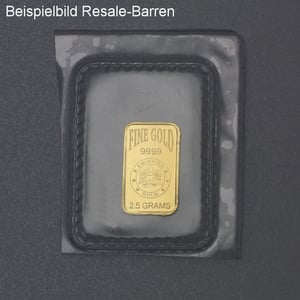 Goldbarren 2,5g "Resale" (div. Hersteller) - Miniaturansicht 6