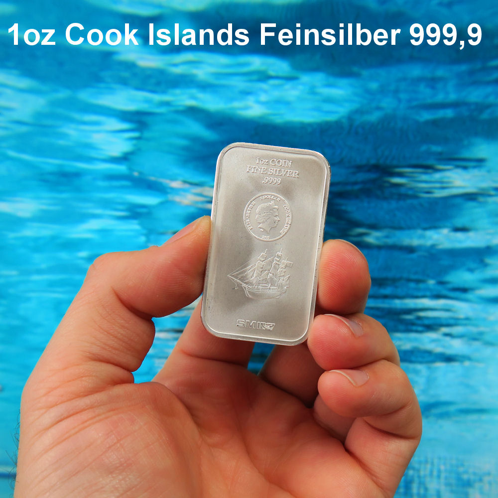 Münzbarren 1oz "SMI / Cook Islands" - Detailansicht 2