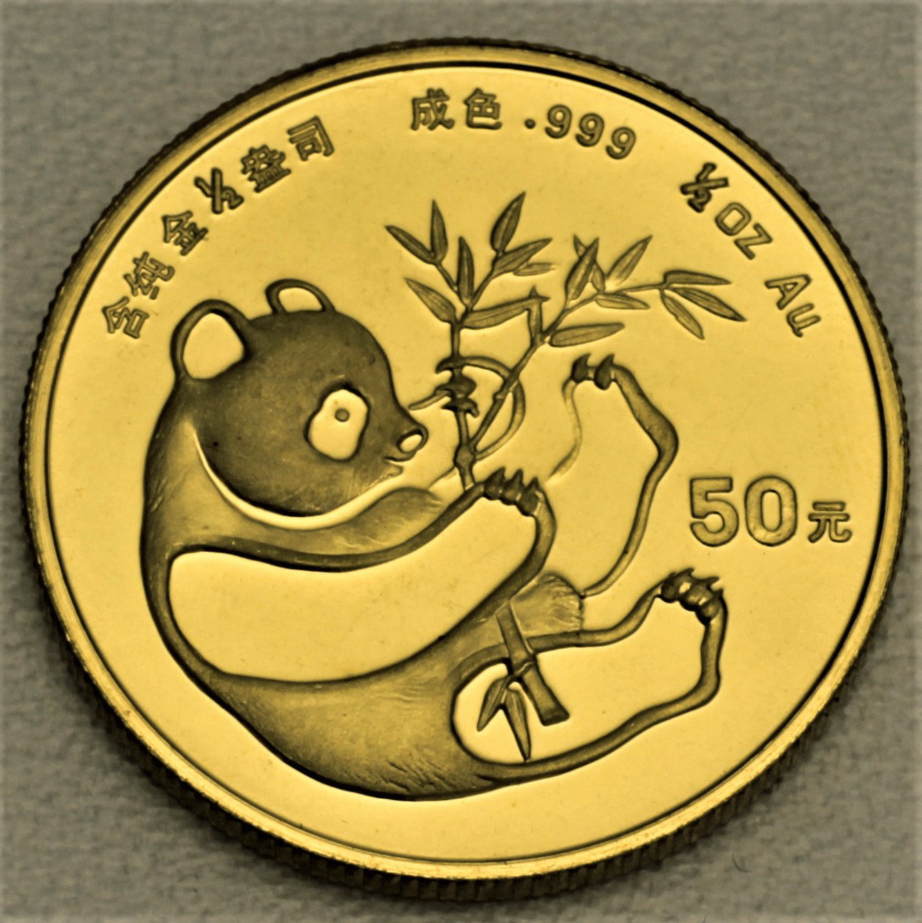 Goldmünze 1/2oz "Panda" 1984 (China) - Hauptansicht