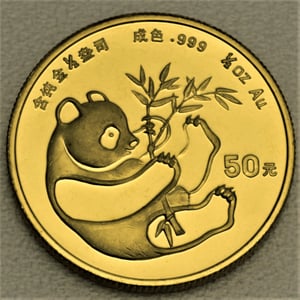 Goldmünze 1/2oz "Panda" 1984 (China) - Hauptansicht