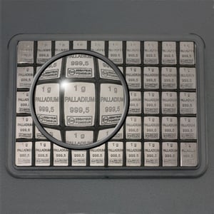 Palladiumtafel (50x 1g Feinpalladium) "CombiBar" - Miniaturansicht 2